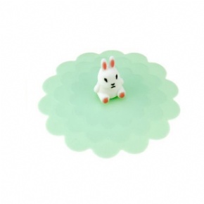 Rabbit figure custom cup cover